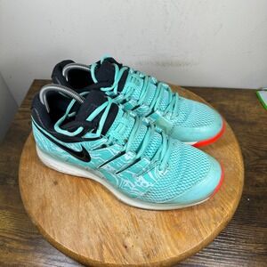 Nike Zoom Vapor X Court Tennis Shoes Teal Orange Black Mens Size 9.5 AA8030-301